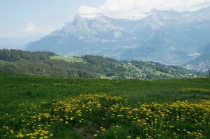 paisaje de el francés Alpes foto