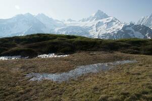 Landscape of the French Alps photo