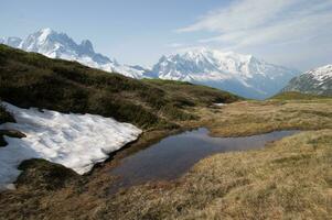 paisaje de el francés Alpes foto