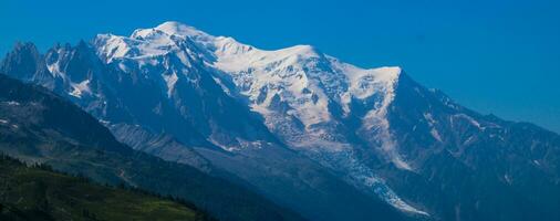 Landscape of the Alps in France in summer photo