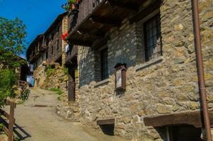 Landscape of the Alps in Italy in summer photo