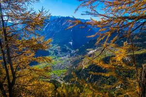 pago des alpes suisse en automne foto