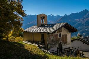 paysage des alpes suisse en automne photo