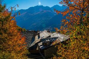 pago des alpes suisse en automne foto