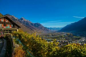 pago des alpes suisse en automne foto