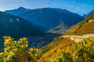 pago des alpes suisse en automne foto