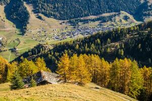 pago des alpes suisse en automne foto