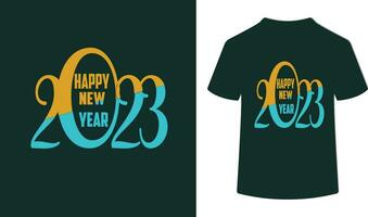 HAPPY NEW YEAR 2023, NEW YEAR TYPOGRAPHY QUOTE vector