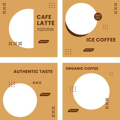 Make your coffee shop famous with this simple template