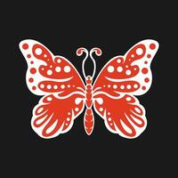 Javanese butterfly icon vector image illustration