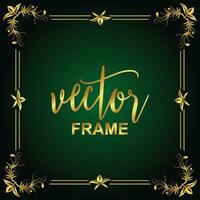 vector flourish ornament vintage floral vector frame