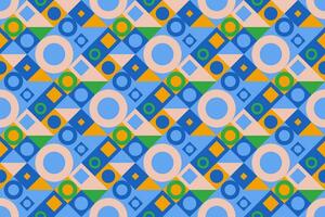 Geometric seamless pattern. Abstract geometric hexagonal graphic design print cubes pattern. Seamless geometric cubes pattern. vector