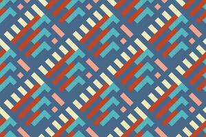 Seamless abstract geometric pattern. Vector Illustration.