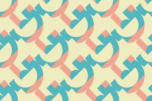 Geometric seamless smooth color pattern. Simple vector graphic background.