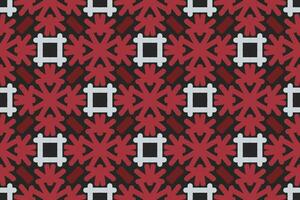 oriental patrones. blanco, rojo y negro antecedentes con Arábica adornos patrón, antecedentes y fondo de pantalla para tu diseño. textil ornamento. vector ilustración.