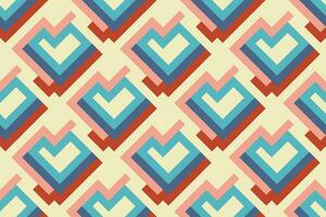 Seamless abstract geometric pattern. Vector Illustration.