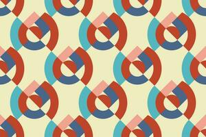 Geometric seamless smooth color pattern. Simple vector graphic background.