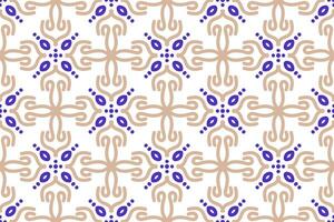 oriental modelo. naranja y azul antecedentes con Arábica adornos patrones, antecedentes y fondo de pantalla para tu diseño. textil ornamento. vector ilustración.