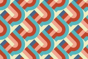 Geometric seamless smooth color pattern. Simple vector graphic background.