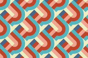 Geometric seamless smooth color pattern. Simple vector graphic background.