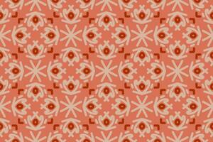 oriental pattern. orange and blue background with Arabic ornaments. Patterns, background and wallpaper for your design. Textile ornament. Vector illustration.