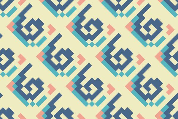 Seamless abstract geometric pattern. Vector Illustration.