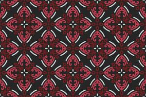 oriental patterns. White, red and black background with Arabic ornaments. Pattern, background and wallpaper for your design. Textile ornament. Vector illustration.