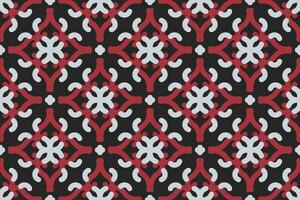 oriental patrones. blanco, rojo y negro antecedentes con Arábica adornos patrón, antecedentes y fondo de pantalla para tu diseño. textil ornamento. vector ilustración.