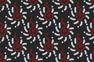 Clásico modelo. rojo, negro y blanco antecedentes con Clásico ornamento. patrón, antecedentes y fondo de pantalla para tu diseño. textil ornamento. vector ilustración.