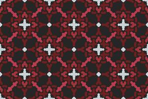 oriental patterns. White, red and black background with Arabic ornaments. Pattern, background and wallpaper for your design. Textile ornament. Vector illustration.