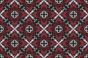 oriental patterns. White, red and black background with Arabic ornaments. Pattern, background and wallpaper for your design. Textile ornament. Vector illustration.