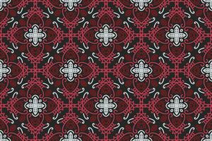 oriental patterns. White, red and black background with Arabic ornaments. Pattern, background and wallpaper for your design. Textile ornament. Vector illustration.