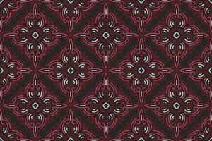 oriental patrones. blanco, rojo y negro antecedentes con Arábica adornos patrón, antecedentes y fondo de pantalla para tu diseño. textil ornamento. vector ilustración.