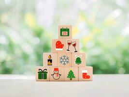 Christmas icons for Christmas decorations background.Christmas icons for Christmas decorations background. photo