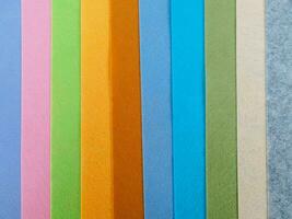 Colorful background, A stack of colorful fabric. Full frame shot of muti colored fabric background photo