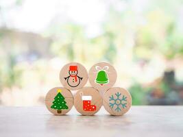 Christmas icons for Christmas decorations background.Christmas icons for Christmas decorations background. photo