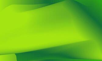 Green abstract fluid wave. Modern poster with gradient 3d flow shape. Design for the cover or landing page vector