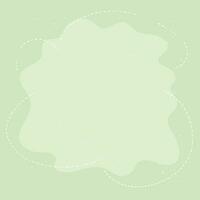 Vector decorative background shape green for concept