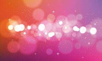 Vector colourful bokeh effect background