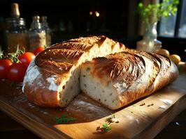 ai generativo panadería pastelería delicioso un pan foto