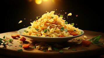 AI Generative Italian pasta dish food photo