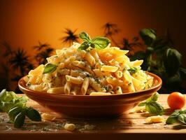 AI Generative Italian pasta dish food photo