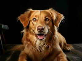 AI Generative Cute sweet dog photo