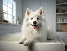 AI Generative Cute sweet dog photo