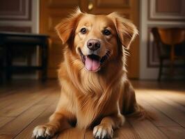 AI Generative Cute sweet dog photo