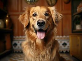 AI Generative Cute sweet dog photo