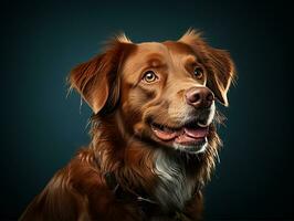 AI Generative Cute sweet dog photo