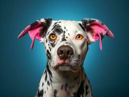 AI generated Cute sweet pet dog photo