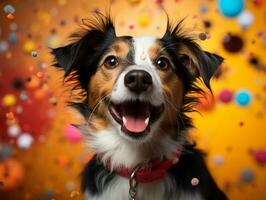 AI generated Cute sweet pet dog photo