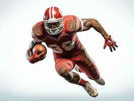 Ai Generated American football player sport photo